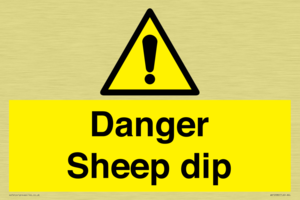 Danger Sheep dip